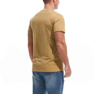 T-shirt confortable 100% coton avec logo personnalisé imprimé, effet délavé, pour homme, design unique, coupe ample. - Product Image 3