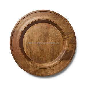 Vente en gros de bois d'acacia et de manguier écologique de haute qualité pour assiette de chargement Meilleure finition polie Vaisselle en bois Vaisselle - Product Image 6