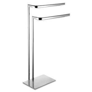 Porte-serviettes classique en fer, idéal pour les intérieurs de salle de bain, offrant un rangement suspendu, construction durable, design intemporel, utilitaire pour la maison - Product Image 3