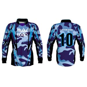 2026 Custom Logo Long Sleeve Paintball Jerseys Customized Sublimated Sports Shirts for Sale - Product Image 1