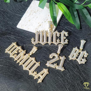 Pendentif en Moissanite Premium « CEO KING » avec Chaîne Cubaine Entièrement Pavée – Bijoux Hip Hop en Gros - Product Image 6