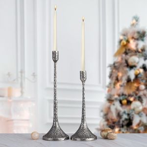 Élégant porte-bougie en métal finition dorée, parfait pour les lieux de mariage, les banquets et les décorations d'événements - Product Image 5
