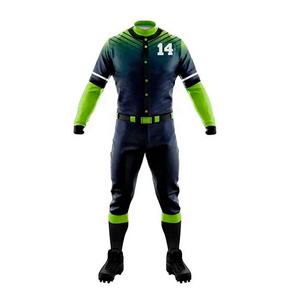 Jersey de béisbol transpirable sublimado personalizado y conjuntos de uniformes de softbol con logotipo de equipo y diseño de números 100% poliéster - Product Image 2