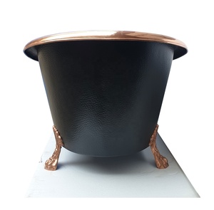 Latest Design Luxurious New Arrival Copper High Quality Handmade Copper Clawfoot <b>Bathtub</b> Sale by Manufacturer Bulk Wholesaler - Product Image 3