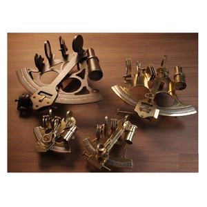Réplica de Sextante de Latón Chapado en Oro, Productos Náuticos, Instrumento de Navegación Vintage, Recuerdo en Relieve para Coleccionistas - Product Image 5