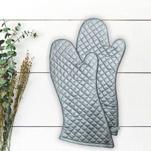 Gant de cuisine imprimé 100 % coton, résistant à la chaleur, écologique, compatible lave-vaisselle, pour four - Product Image 1