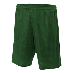 Wholesale Moisture wicking Odor resistant Stain release 1.5" Covered <b>elastic</b> waistband with inside draw <b>cord</b> mesh shorts - Product Image 4