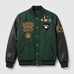 Chaqueta Bomber Varsity Personalizada Dumela para Hombre, Bordada, Corte Regular, Ropa de Invierno, Resistente al Viento, Servicio OEM - Product Image 1