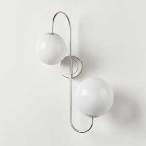 Applique murale moderne en laiton, design géométrique, éclairage haut et bas, pour salon, décoration murale intérieure, lampe personnalisable - Product Image 3