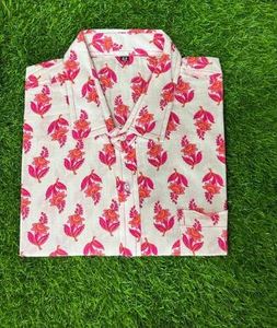 Camisa de Algodón con Estampado Rajastaní para Hombre, Camisa Jaipuri con Estampado Floral, Moda Casual, Exportador de India a Bajo Precio - Product Image 5