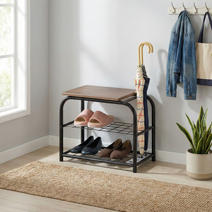 MIT articles ménagers moderne maison meubles de rangement entrée étagère de rangement banc ménage organisateur pour hôtels ateliers OEM vente en gros - Product Image 3