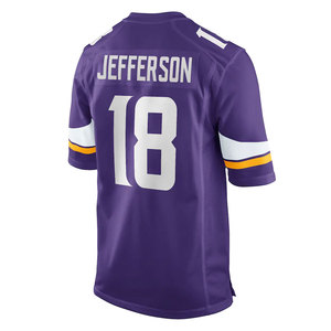 Maillot de football américain pour adultes, best-seller, sublimation, 100% polyester, personnalisable, couleur unie, pour entraînement et matchs - Product Image 3