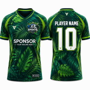 Maillot de football de haute qualité en polyester premium, tricot athlétique respirant, maillot d'équipe de football avec personnalisation OEM - Product Image 1