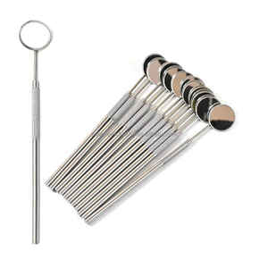 Miroir buccal dentaire double face Debonairii # 5 outils d'examen manuels à surface frontale creuse en acier inoxydable, classe II - Product Image 1