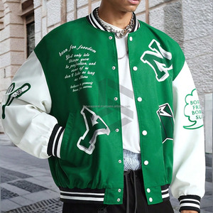 Chaqueta Varsity de Diseño Personalizado Raccoon Sports para Hombre, Manga de Lona, Reversible, Impermeable, Transpirable, Ecológica, Estilo Urbano - Product Image 6