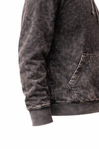Sweat à capuche d'hiver 100% Coton de haute qualité, imprimé numériquement, délavé à l'acide et au pierre, effet vieilli, Série High Street - Product Image 4