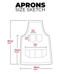 Delantal de Lona Encerada Resistente con Cierre de Lujo para Chef, Barbacoa, Barista, Barbero, Carpintero, Equipo de Taller LCA-0005 - Product Image 4