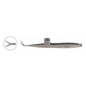 Ciseaux chirurgicaux à pointe fine en acier inoxydable, longueur totale 11 cm, modèle High De Weckers, pour usage manuel - Product Image 1
