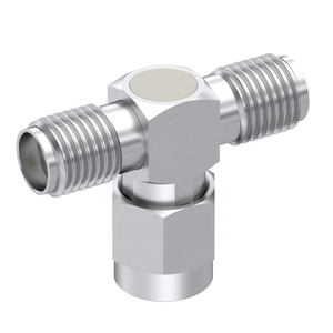 Adaptador en T Tipo N Hembra a Macho a Hembra, Acoplador Coaxial RF de 3 Vías, 50 Ohmios, Conector Divisor en Forma de T de Latón Macizo - Product Image 3