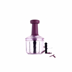 Hachoir manuel écologique pour ail et oignon, coupe-légumes en plastique, robot culinaire, outil de cuisine avec emballage en carton - Product Image 4