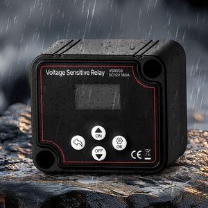 Isolateur de batterie double 12V 140 Ampères avec écran LCD intelligent, relais sensible à la tension VSR, isolateur manuel et automatique pour appareils intelligents - Product Image 5
