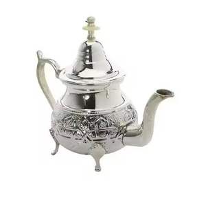 Engraved Brass <b>Tea</b> Kettle Vintage Arabic Teapot Decorative Metal <b>Tea</b> Pot Traditional Serving Teaware Kitchen - Product Image 2