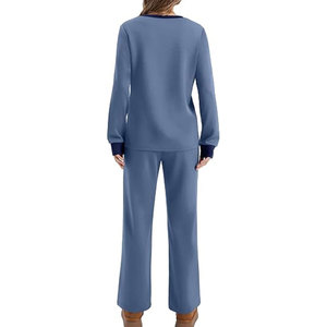Ensemble de survêtement pour femme de haute qualité, tenue décontractée moderne conçue pour un port quotidien confortable, la détente à la maison et les voyages - Product Image 5