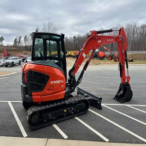 Mini-excavatrice sur chenilles Kubota KX057 4, 1 tonne, certifiée CE EPA, moteur puissant Koop, équipement de construction compact, livraison rapide - Product Image 3