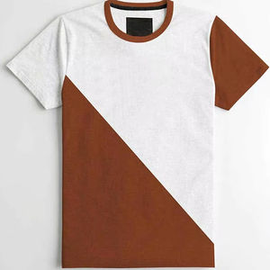 เสื้อยืดผู้ชายแขนสั้นผ้าฝ้ายถักคุณภาพพรีเมียม 100% พิมพ์ลายผ้าแคนวาสตามสั่ง ระบายอากาศได้ดี แห้งเร็ว ลดราคา - Product Image 4