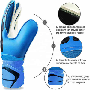 Guantes de Portero Profesionales de Diseño Personalizado, Antideslizantes, con Palma de Cuero de Bajo Presupuesto, para Todos los Tamaños, Deportes - Product Image 4