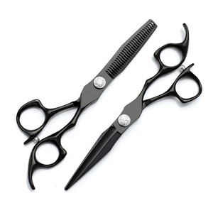 Ciseaux de coupe de cheveux professionnels en acier japonais 440c, ensemble de ciseaux de coiffure pour salon de beauté, équipement de coiffure avec revêtement en titane - Product Image 6