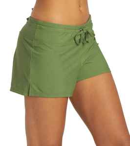 High Quality Quick Dry Light Wight Custom Logo Breathable Ladies Summer Casual Wear Women Beach Shorts - Product Image 2