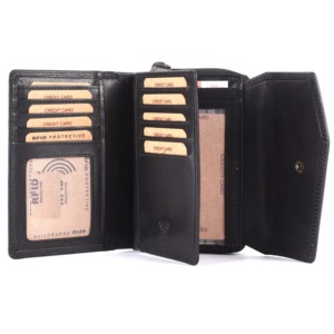 Genuine Leather Designer Women Clutch <b>Purse</b> with <b>RFID</b> and Large Capacity Card storage Wallet for Ladies - Product Image 3