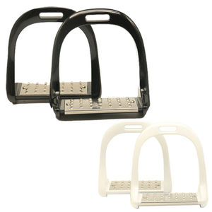 Accessoires d'équitation vétérinaires : Paire d'étriers western en bois antidérapants avec protection de la cheville – Équipement équestre - Product Image 2