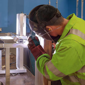 Guantes de soldador de alta calidad para protección de manos, de cuero vacuno, para soldadura TIG y uso general, servicio OEM. - Product Image 6