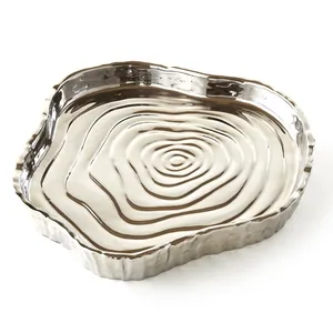 Bandeja Moderna de Lujo Hecha a Mano de Plástico PP Ecológico Estilo Americano con Asas, Plato Premium para Presentación de Alimentos para Hogar y Hotel - Product Image 1