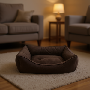 Cama para Mascotas Yommy, Forrada de Gamuza, Base Antideslizante con Ranuras Cuadradas, Cama para Perros y Gatos, Tamaño Mediano 50x65cm - Product Image 3