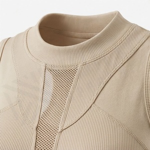 <b>Low</b> MOQ Fashion Suspenders <b>Bra</b> Two Piece Womens Yoga Set Gym Fitness Activewear Exercise Sports Apparel Garment Gear - Product Image 4