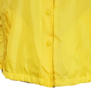 Yellow Womens Varsity Jacket Royal Blue Greek Letter Snap Button Front Blue White Striped <b>Long</b> Sleeve Collegiate Outerwear <b>Coats</b> - Product Image 3
