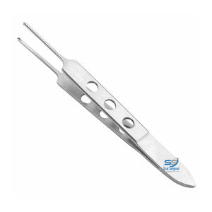 Pinces à tissus Bishop 1x2 dents en acier chirurgical allemand à pointe fine pour la suture et la manipulation délicate des tissus - Product Image 5