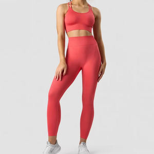 Conjunto Deportivo de 2 Piezas para Mujer, Nuevo Diseño, Transpirable, de Secado Rápido, Tela Inteligente con Elasticidad en 4 Direcciones, Ecológico, para Gimnasio, Yoga y Fitness - Product Image 6