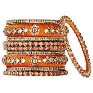 Conjunto de Brazaletes Clásicos con Diseño de Bola Chapados en Oro de 24K, Joyería de Boda para Mujer, Brazaletes de Moda - Product Image 3