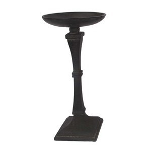 Porte-bougie cylindrique en fer et cuivre, décoration de Noël pour la maison, finition mate, taille et couleur personnalisables - Product Image 3