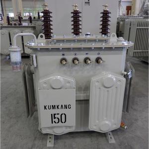 หม้อแปลงไฟฟ้าผลิตในประเทศเกาหลี Kumkang3000/3750kva/4160D/480Y/277-ตัวนำ CU-CU หม้อแปลงเกาหลี - Product Image 1