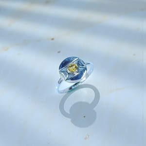 แหวนเงินแท้ 925 ประดับพลอยซิทรินเจียระไน แหวนพลอยธรรมชาติ - Product Image 2