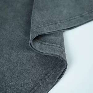 Venta al por Mayor de Camisetas Extra Grandes con Lavado Ácido, 100% Algodón, Cómodas, Modernas, con Logotipo Personalizado, Camisetas para Hombre - Product Image 4