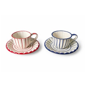 Offre Spéciale : Ensemble Tasse et Assiette en Céramique Faits Main avec Finition Émaillée pour Café, Thé, Petit-Déjeuner et Repas Quotidiens – En Vente - Product Image 5