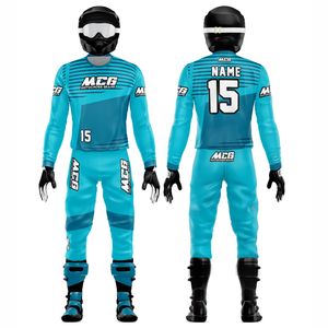 Ropa de Carreras de Motocross, BMX, MTB, Todoterreno, para ATV, de Tela Lujosa con Serigrafía de Silicona de la Mejor Calidad, Diseño Popular 2027 - Product Image 1