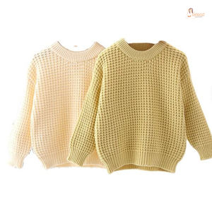 Cárdigan de Otoño para Bebé, Tejido a Mano, 100% Algodón, Disponible en Stock, Venta al Por Mayor - Product Image 2