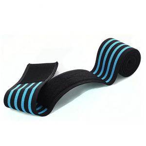 Bandes de soutien élastiques robustes GAF pour les genoux avec fermeture auto-agrippante antidérapante pour la musculation, les squats, les soulevés de terre, logo personnalisé - Product Image 4